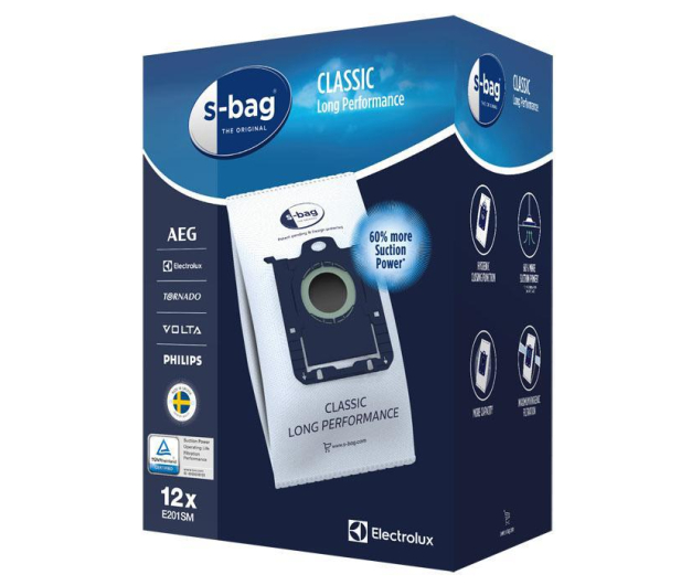 ELECTROLUX Worki do odkurzaczy E201SM 12 szt. - 1390498 - zdjęcie